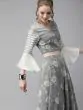 Grey Ready To Wear Lehenga With Blouse