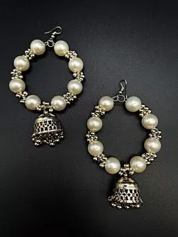 Women Silver Oxidise Earring